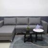 Sofa góc phải vải màu xám S190104