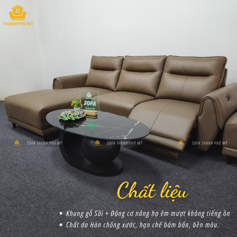 Sofa chỉnh điện mã S2501 là sự kết hợp hoàn hảo giữa kiểu dáng sofa góc chữ L và tính năng chỉnh điện hiện đại. Nó mang lại không chỉ sự thoải mái, tiện nghi mà còn tối ưu hóa không gian phòng khách.