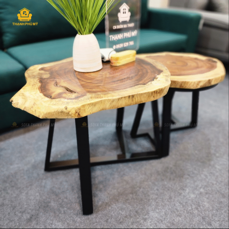 Bàn trà - bàn sofa chân sắt sơn tĩnh điện là một lựa chọn tuyệt vời cho những ai yêu thích phong cách hiện đại, tối giản và có độ bền cao.