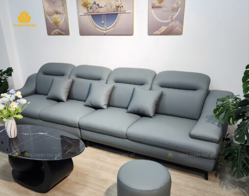 Sự kết hợp giữa màu xám cổ điển và sắc xanh dương tươi mới mang lại sự cân bằng hoàn hảo.