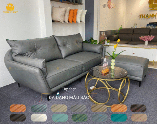 Sofa Thạnh Phú Mỹ nhận đặt đóng sofa theo yêu cầu với màu sắc, chất liệu và kích thước tuỳ chỉnh theo yêu cầu của khách hàng và thời gian gia công là từ 10 đến 15 ngày.