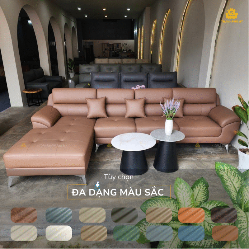 <strong>Sofa Thạnh Phú Mỹ</strong> nhận đặt đóng sofa theo yêu cầu với màu sắc, chất liệu và kích thước tuỳ chỉnh theo yêu cầu của khách hàng và thời gian gia công là từ 10 đến 15 ngày.