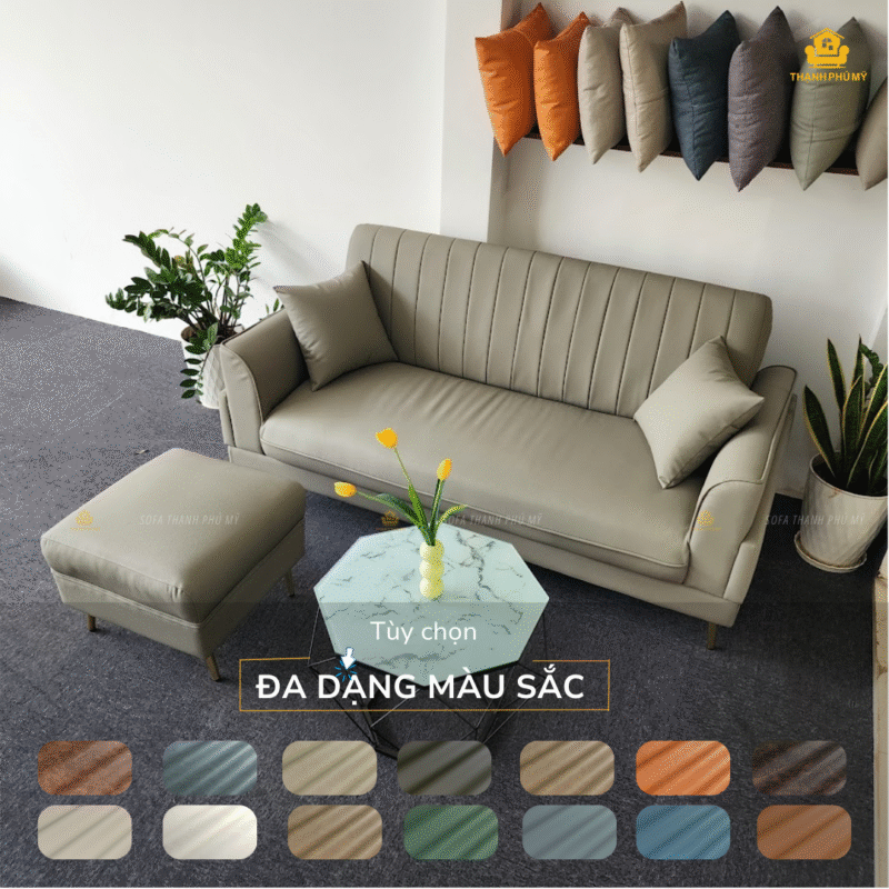 Sofa Thạnh Phú Mỹ nhận đặt đóng sofa theo yêu cầu với màu sắc, chất liệu và kích thước tuỳ chỉnh theo yêu cầu của khách hàng và thời gian gia công là từ 10 đến 15 ngày.