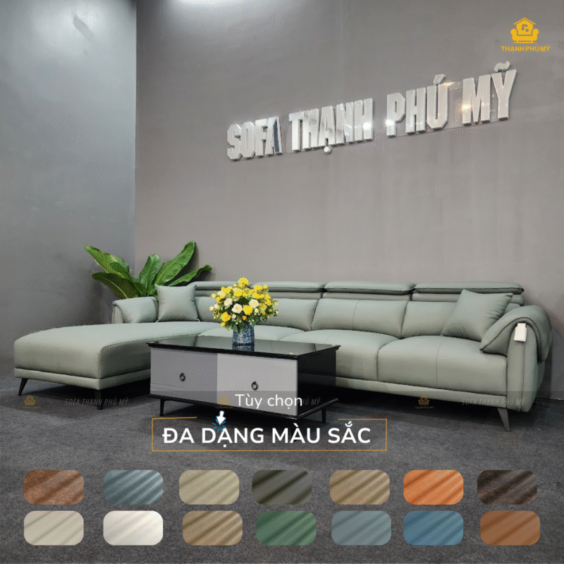 <strong>Sofa Thạnh Phú Mỹ</strong> nhận đặt đóng sofa theo yêu cầu với màu sắc, chất liệu và kích thước tuỳ chỉnh theo yêu cầu của khách hàng và thời gian gia công là từ 10 đến 15 ngày.