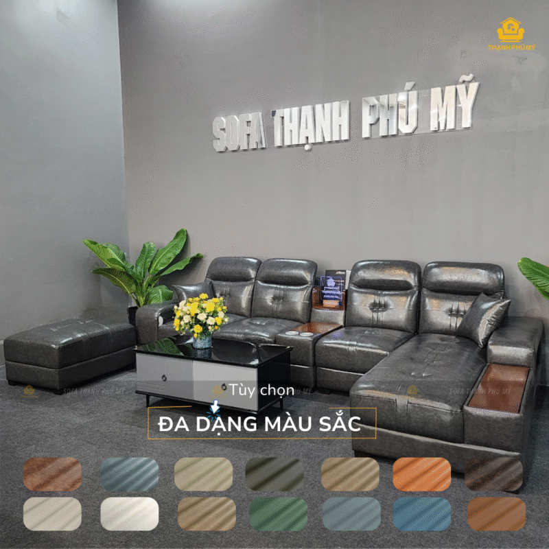 Sofa Thạnh Phú Mỹ nhận đặt đóng sofa theo yêu cầu với màu sắc, chất liệu và kích thước tuỳ chỉnh theo yêu cầu của khách hàng và thời gian gia công là từ 10 đến 15 ngày.