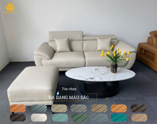 Sofa Thạnh Phú Mỹ nhận đặt đóng sofa theo yêu cầu với màu sắc, chất liệu và kích thước tuỳ chỉnh theo yêu cầu của khách hàng và thời gian gia công là từ 10 đến 15 ngày.