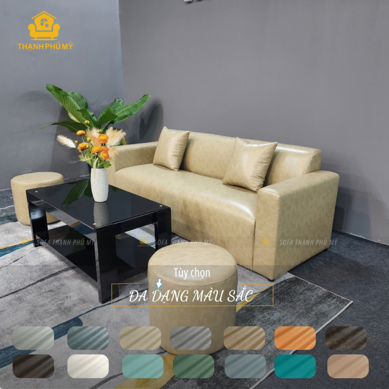 Sofa Thạnh Phú Mỹ nhận đặt đóng sofa theo yêu cầu với màu sắc, chất liệu và kích thước tuỳ chỉnh theo yêu cầu của khách hàng và thời gian gia công là từ 10 đến 15 ngày.
