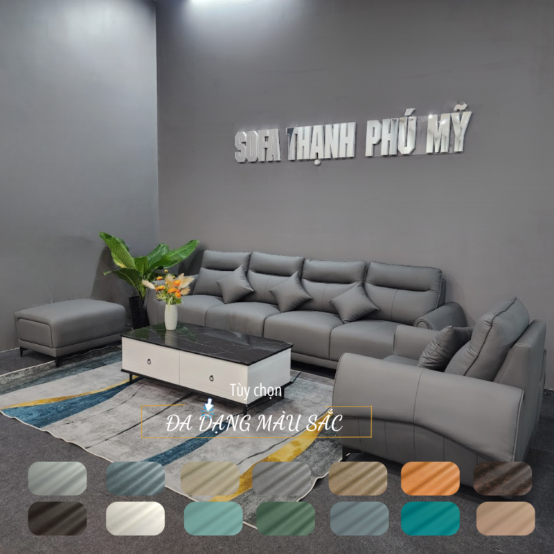 Sofa Thạnh Phú Mỹ nhận đặt đóng sofa theo yêu cầu với màu sắc, chất liệu và kích thước tuỳ chỉnh theo yêu cầu của khách hàng và thời gian gia công là từ 10 đến 15 ngày.