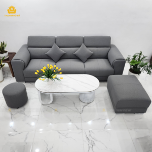 Sofa Văng Da Microfiber 2m6 Hiện Đại Tại BMT | Thạnh Phú Mỹ