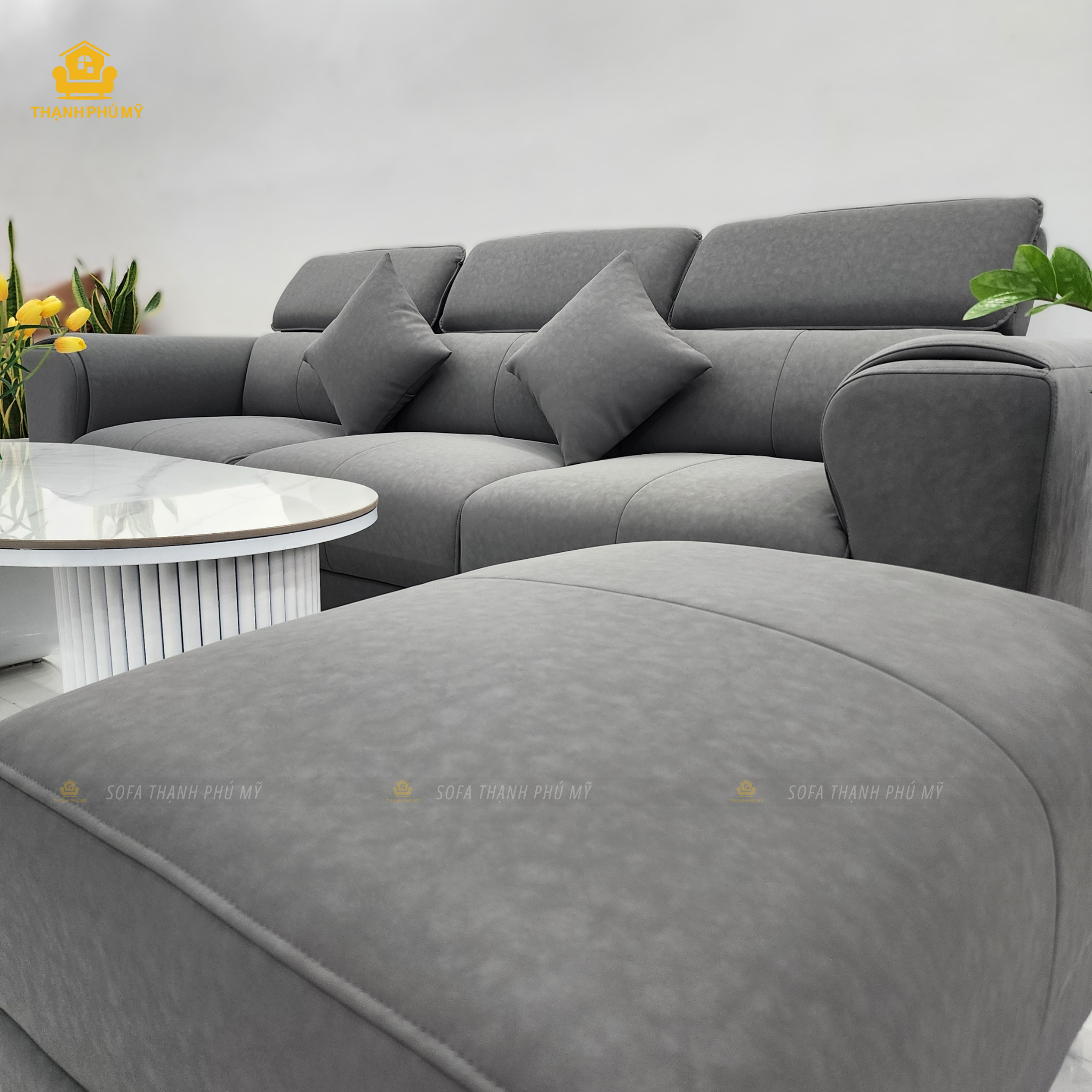 Sofa Văng Da Microfiber 2m6 Hiện Đại Tại BMT | Thạnh Phú Mỹ - Ảnh 6
