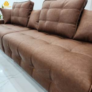 Kỹ thuật may rút múi chia ô sâu trên mặt nệm, mũi chỉ đi thẳng tắp tại các ngã tư giúp ngàm chặt vỏ bọc vào lõi mút.