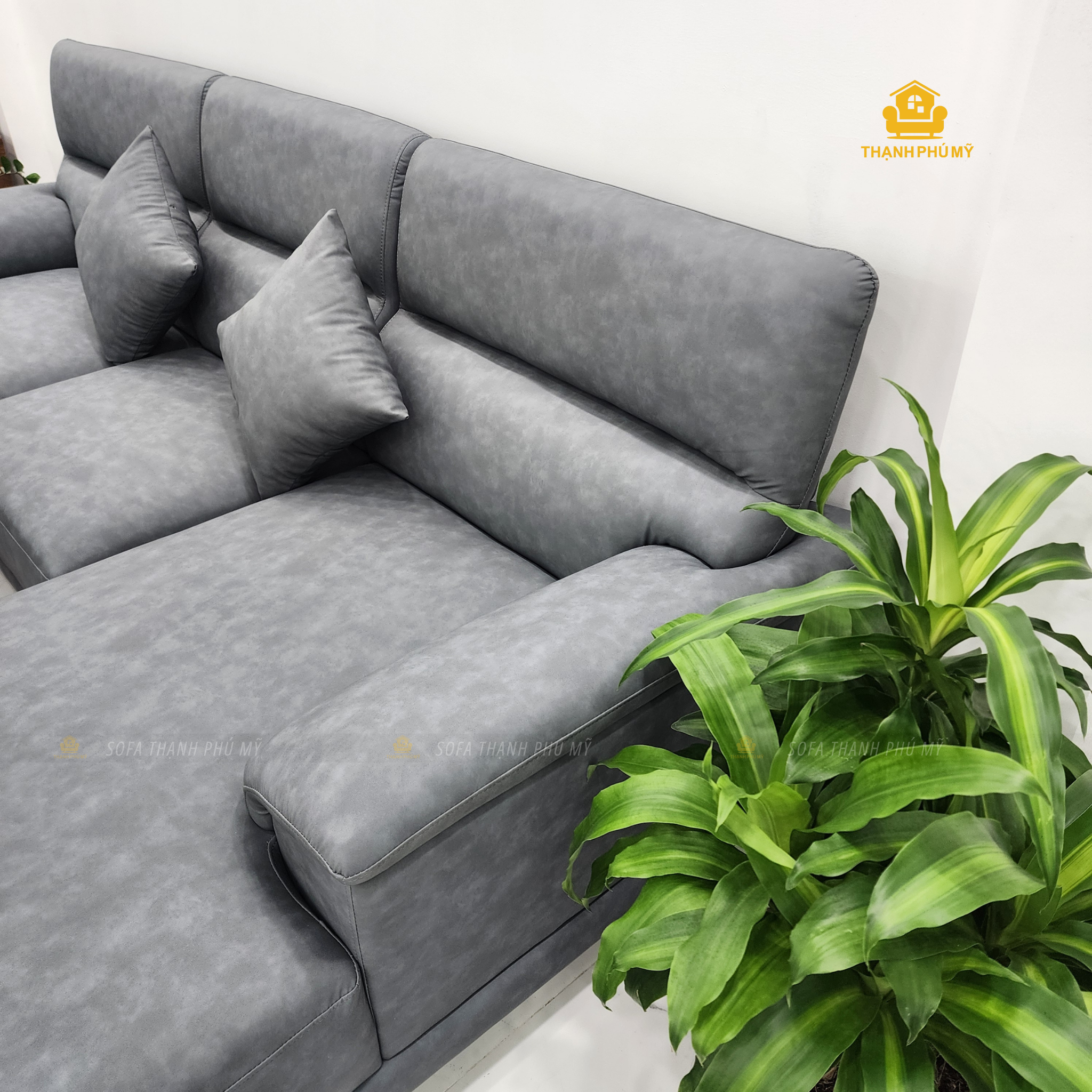Sofa Góc L Đệm Da Đóng Theo Yêu Cầu Tại Buôn Ma Thuột (BMT) - Ảnh 4
