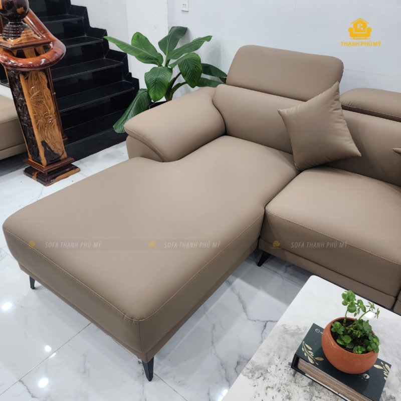 Phần góc nghỉ của sofa TPM 068 nhìn từ trên xuống