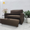 Phần giường được kéo từ bên dưới sofa giường rộng 1m2.