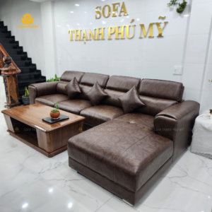 góc nghiêng bộ sofa 3m2 x 1m8 sofa Thạnh Phú Mỹ BMT